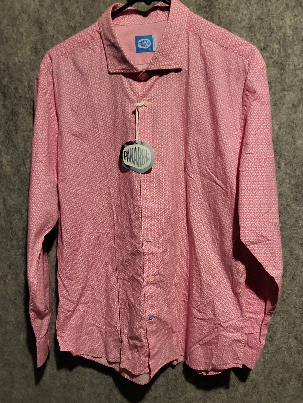 NWT Panareha "Sagres" Summer Fit Geometric Shirt Brand New With Tags
